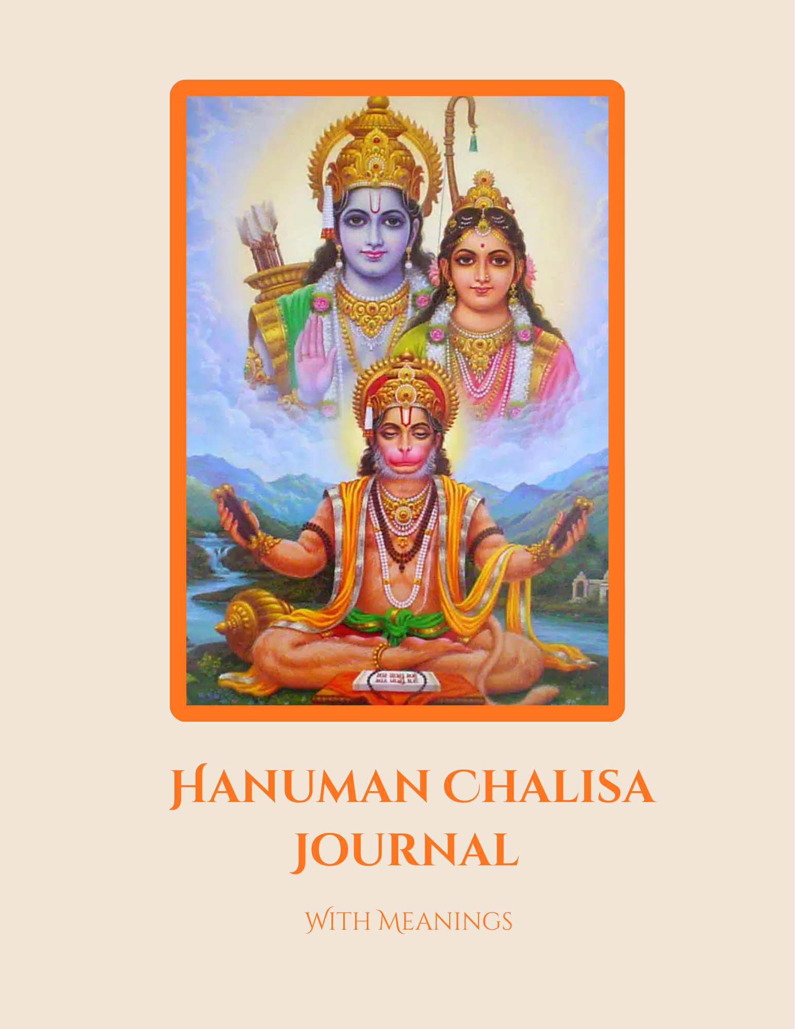 Hanuman Chalisa Journal: With Meanings